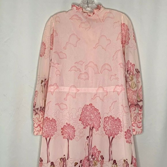 Sears Pink Patterned Robe - Picture 10 of 12